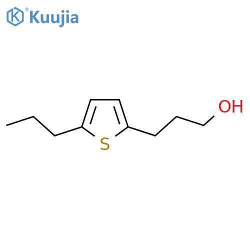 3-(5-propylthiophen-2-yl)propan-1-ol structure
