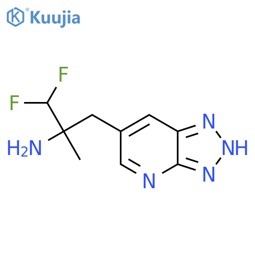 1,1-difluoro-2-methyl-3-{3H-1,2,3triazolo4,5-bpyridin-6-yl}propan-2-amine structure