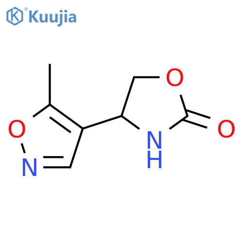 4-(5-methyl-1,2-oxazol-4-yl)-1,3-oxazolidin-2-one structure