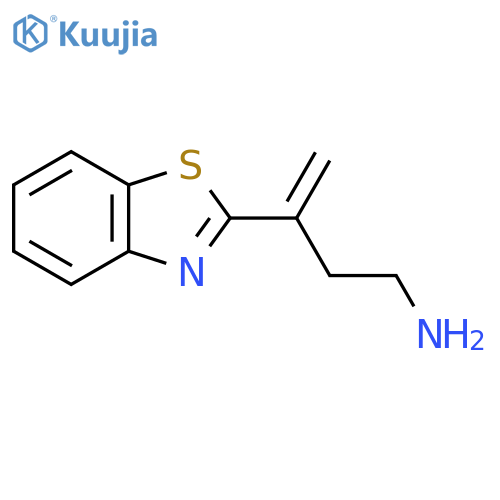 3-(1,3-benzothiazol-2-yl)but-3-en-1-amine structure