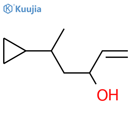 5-cyclopropylhex-1-en-3-ol structure