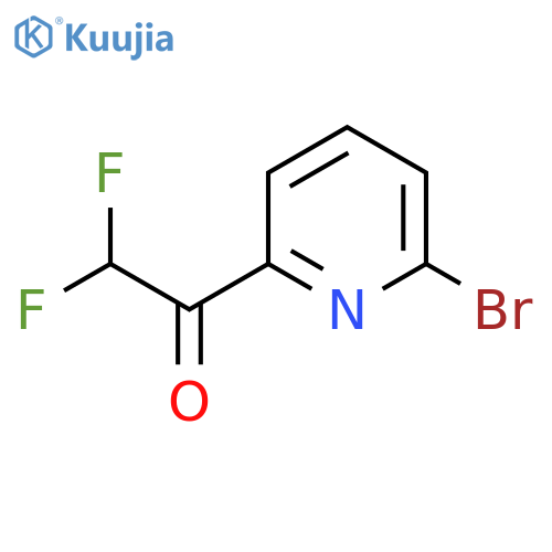 1-(6-bromopyridin-2-yl)-2,2-difluoroethan-1-one structure