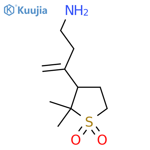 3-(4-aminobut-1-en-2-yl)-2,2-dimethyl-1lambda6-thiolane-1,1-dione structure