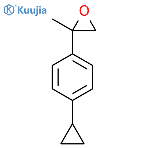 2-(4-cyclopropylphenyl)-2-methyloxirane structure