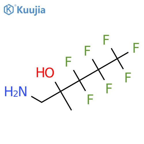 1-Amino-3,3,4,4,5,5,5-heptafluoro-2-methylpentan-2-ol structure