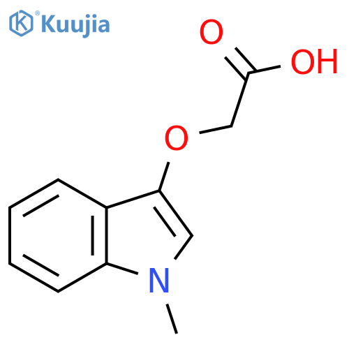 2-(1-methyl-1H-indol-3-yl)oxyacetic acid structure