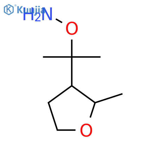 O-2-(2-methyloxolan-3-yl)propan-2-ylhydroxylamine structure