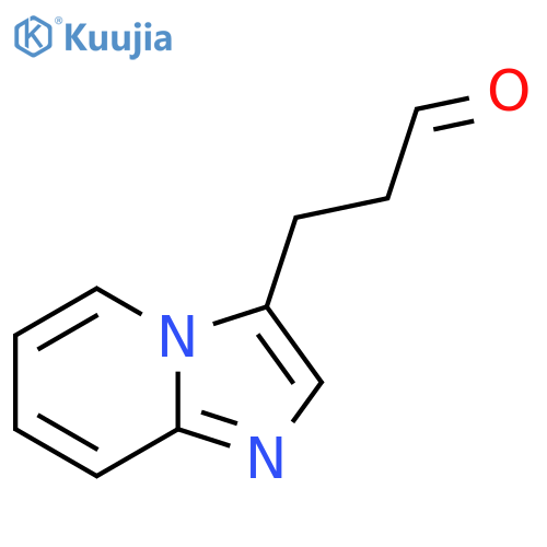 3-{imidazo1,2-apyridin-3-yl}propanal structure