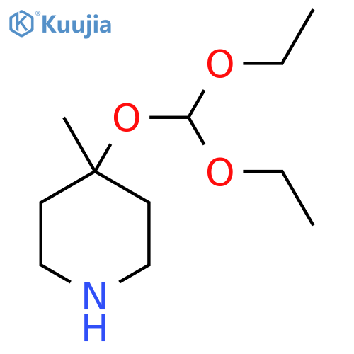 4-(diethoxymethoxy)-4-methylpiperidine structure