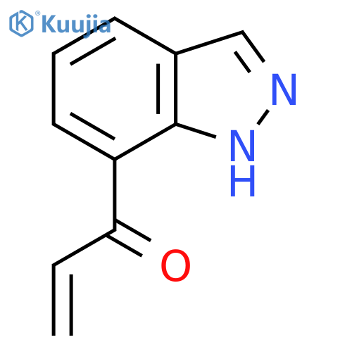 1-(1H-indazol-7-yl)prop-2-en-1-one structure