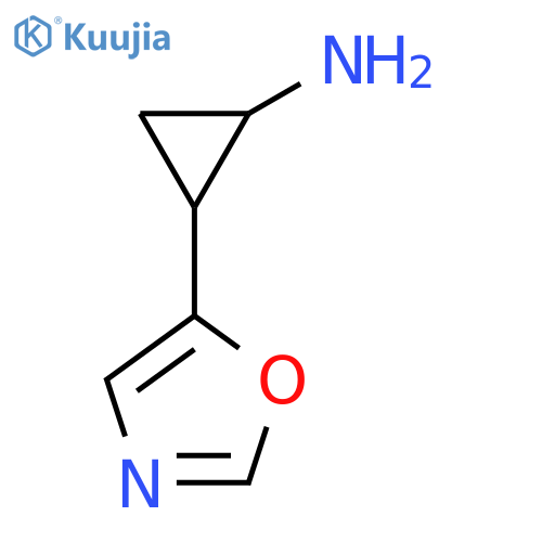 2-(1,3-oxazol-5-yl)cyclopropan-1-amine structure