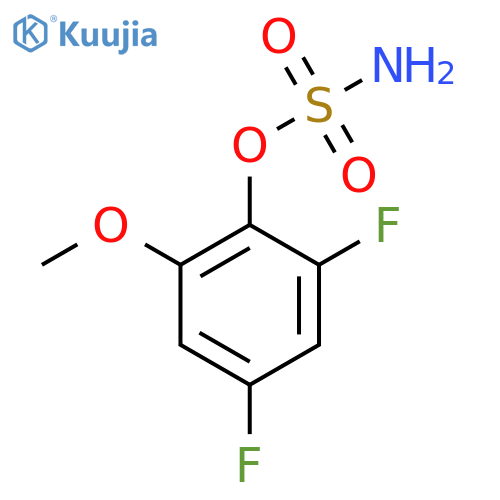 2,4-difluoro-6-methoxyphenyl sulfamate structure