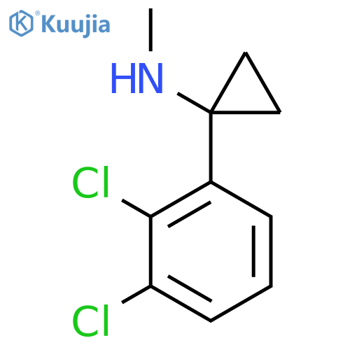1-(2,3-dichlorophenyl)-N-methylcyclopropan-1-amine structure