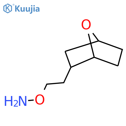 O-(2-{7-oxabicyclo2.2.1heptan-2-yl}ethyl)hydroxylamine structure