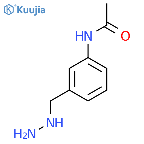N-3-(hydrazinylmethyl)phenylacetamide structure