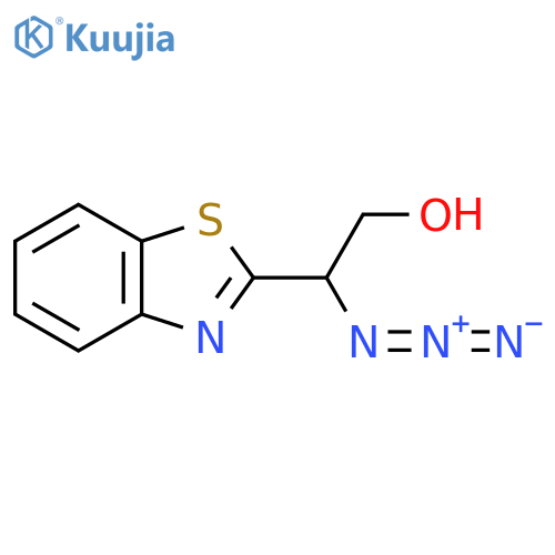 2-Azido-2-(1,3-benzothiazol-2-yl)ethan-1-ol structure