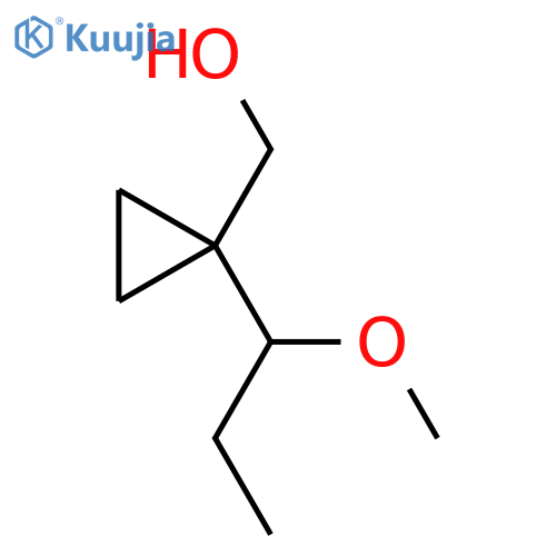 1-(1-methoxypropyl)cyclopropylmethanol structure