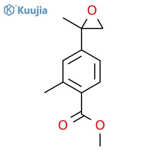 methyl 2-methyl-4-(2-methyloxiran-2-yl)benzoate structure