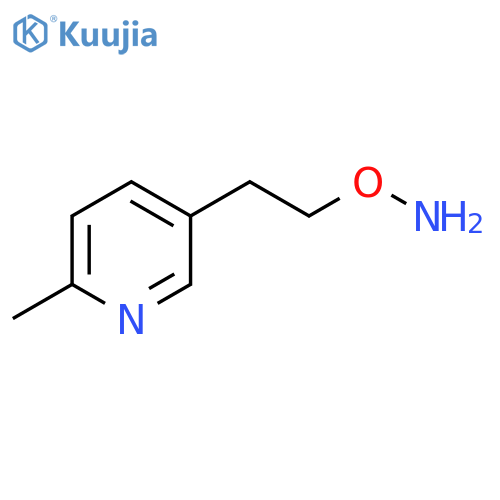 O-2-(6-methylpyridin-3-yl)ethylhydroxylamine structure