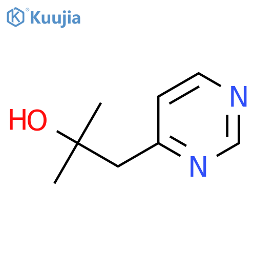 2-methyl-1-(pyrimidin-4-yl)propan-2-ol structure