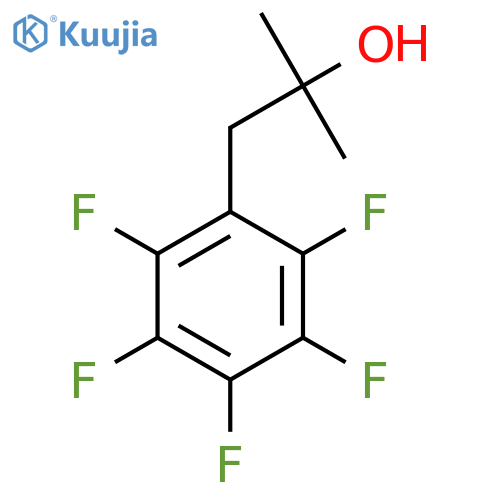 2-Methyl-1-(pentafluorophenyl)propan-2-ol structure