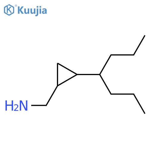 2-(heptan-4-yl)cyclopropylmethanamine structure
