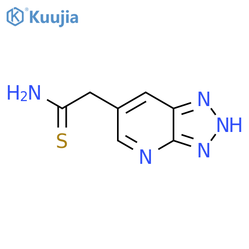 2-{3H-1,2,3triazolo4,5-bpyridin-6-yl}ethanethioamide structure