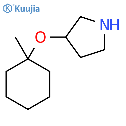 3-(1-methylcyclohexyl)oxypyrrolidine structure