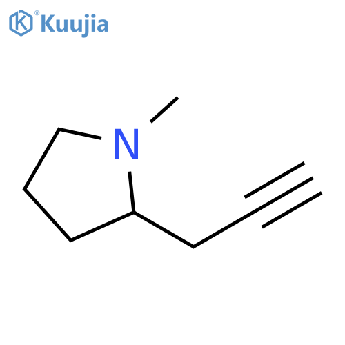 1-methyl-2-(prop-2-yn-1-yl)pyrrolidine structure