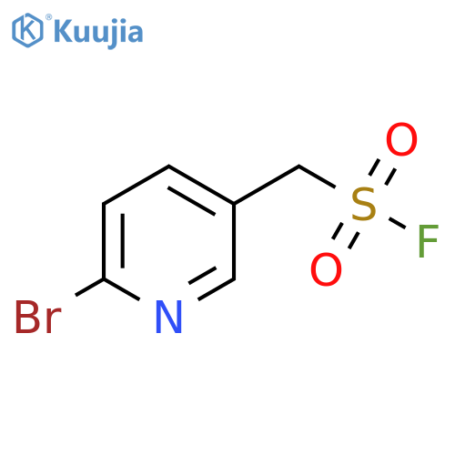 (6-bromopyridin-3-yl)methanesulfonyl fluoride structure