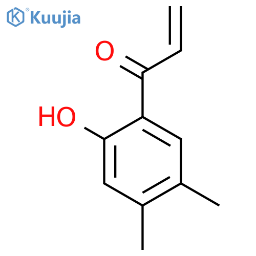 1-(2-hydroxy-4,5-dimethylphenyl)prop-2-en-1-one structure