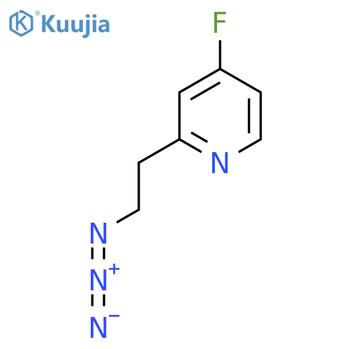 2-(2-Azidoethyl)-4-fluoropyridine structure