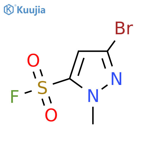 3-bromo-1-methyl-1H-pyrazole-5-sulfonyl fluoride structure