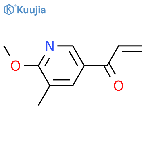 1-(6-methoxy-5-methylpyridin-3-yl)prop-2-en-1-one structure