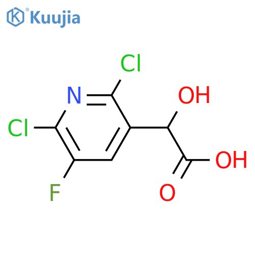 2-(2,6-dichloro-5-fluoropyridin-3-yl)-2-hydroxyacetic acid structure