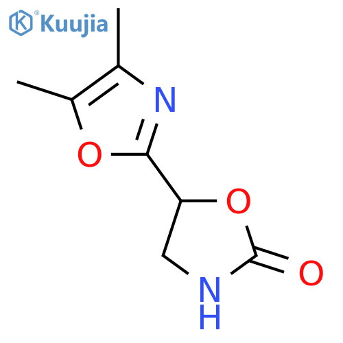 5-(dimethyl-1,3-oxazol-2-yl)-1,3-oxazolidin-2-one structure