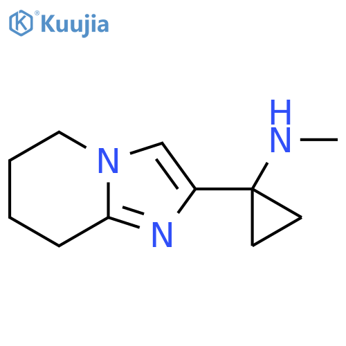1-{5H,6H,7H,8H-imidazo1,2-apyridin-2-yl}-N-methylcyclopropan-1-amine structure