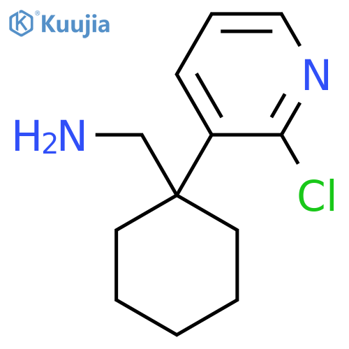 1-(2-chloropyridin-3-yl)cyclohexylmethanamine structure