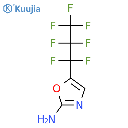 5-(heptafluoropropyl)-1,3-oxazol-2-amine structure
