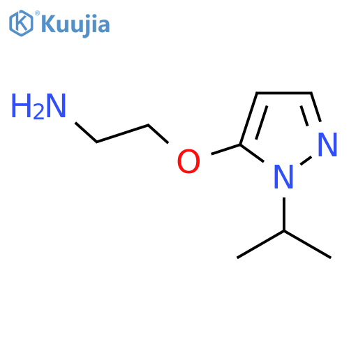 2-{1-(propan-2-yl)-1H-pyrazol-5-yloxy}ethan-1-amine structure