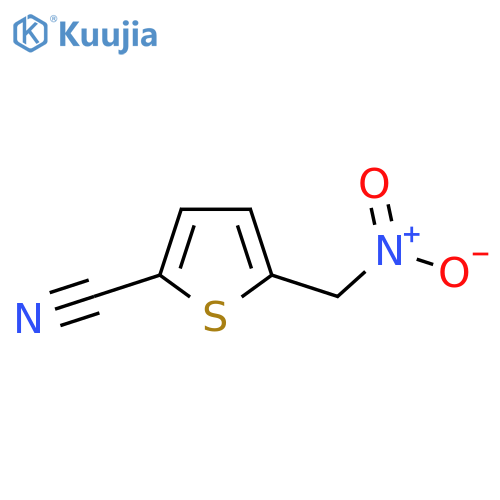 5-(nitromethyl)thiophene-2-carbonitrile structure