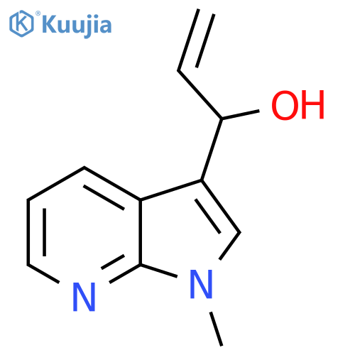 1-{1-methyl-1H-pyrrolo2,3-bpyridin-3-yl}prop-2-en-1-ol structure