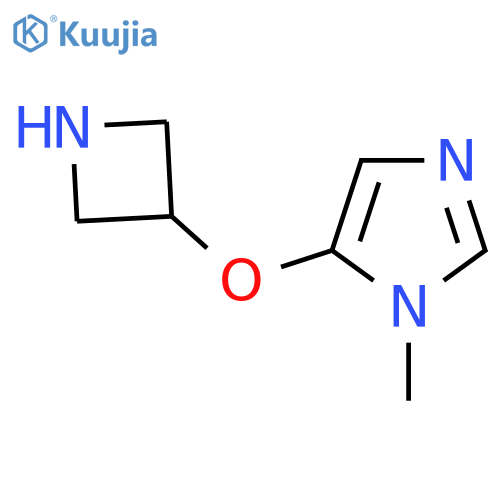 5-(azetidin-3-yloxy)-1-methyl-1H-imidazole structure