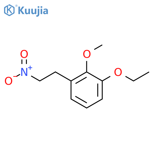 1-ethoxy-2-methoxy-3-(2-nitroethyl)benzene structure