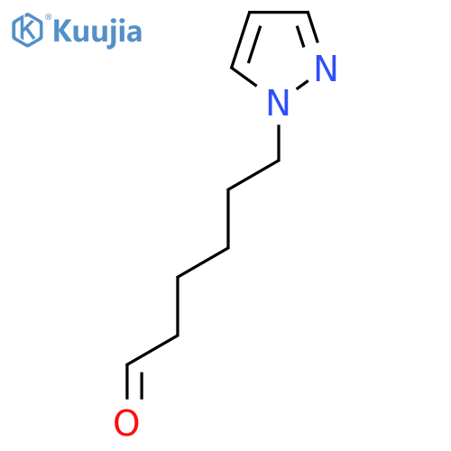 6-(1H-pyrazol-1-yl)hexanal structure