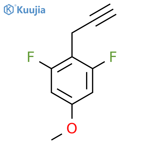 1,3-Difluoro-5-methoxy-2-(prop-2-yn-1-yl)benzene structure