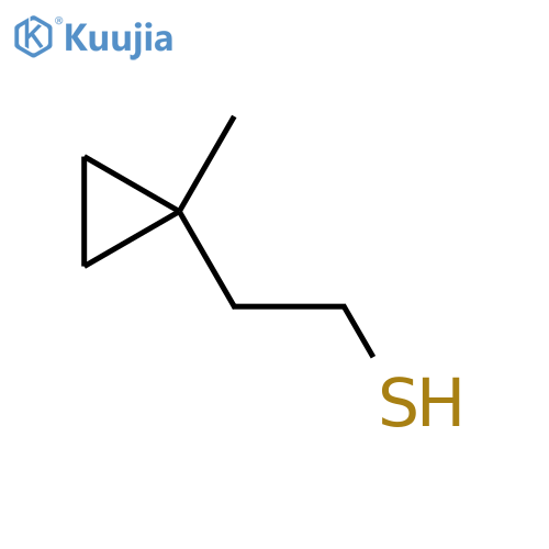 2-(1-methylcyclopropyl)ethane-1-thiol structure