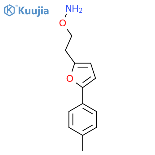 O-{2-5-(4-methylphenyl)furan-2-ylethyl}hydroxylamine structure