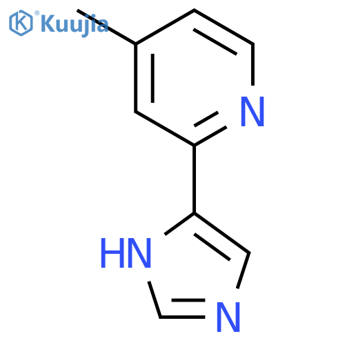 2-(1H-imidazol-4-yl)-4-methylpyridine structure