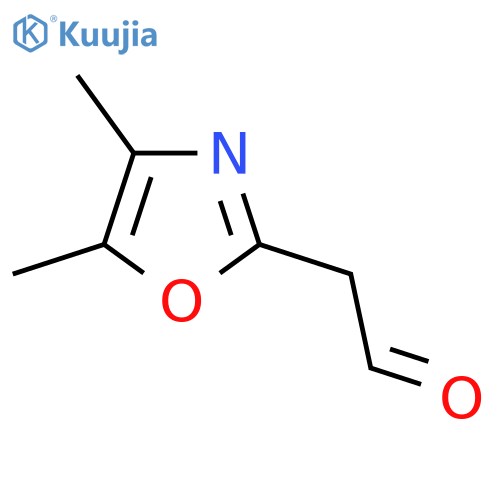 2-(dimethyl-1,3-oxazol-2-yl)acetaldehyde structure